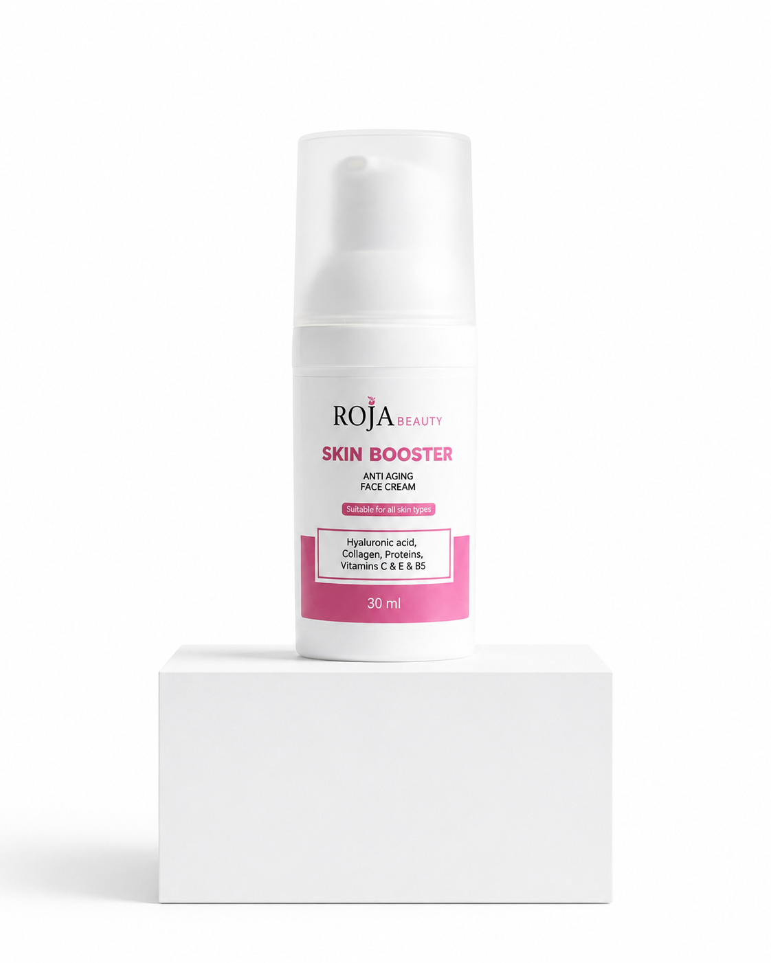 roja-skin booster white كريم النضارة وتقليل التجاعيد - 30 جرام - Skin Booster - Image 1